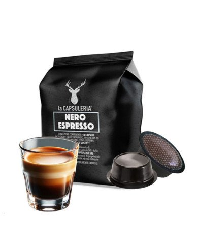 NERO ESPRESSO-kavos kapsulės skirtos Lavazza A Modo Mio® NERO ESPRESSO-kavos kapsulės skirtos Lavazza A Modo Mio®