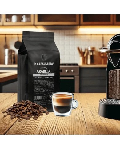 1 kg. 100% Arabica kavos pupelių-ARABICA CREMOSO BLEND