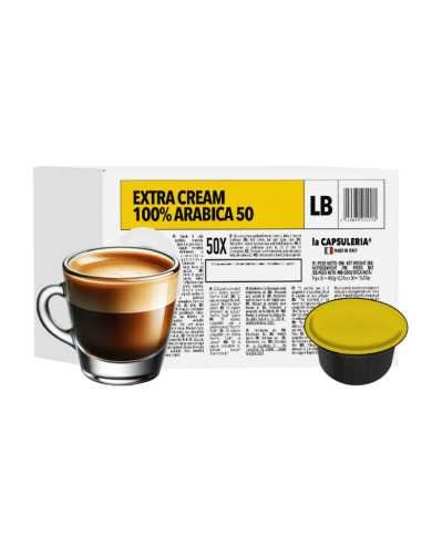 EXTRA CREAM 100% ARABICA-kavos kapsulės skirtos Lavazza Blue / In Black® EXTRA CREAM 100% ARABICA-kavos kapsulės skirtos Lavazza Blue / In Black®