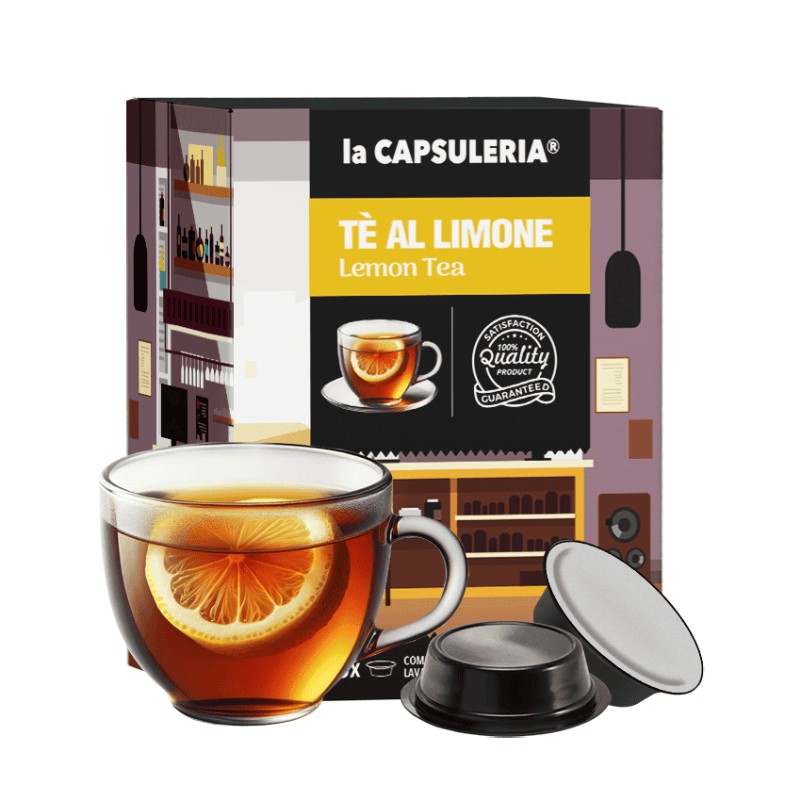 Saldi citrinų arbata-kapsulės tinkančios Lavazza a modo mio aparatams