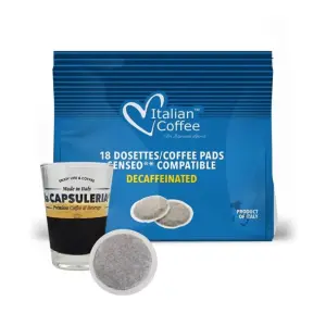 Decaffeinated-popierinės kavos pagalvėlės Senseo sistemoms