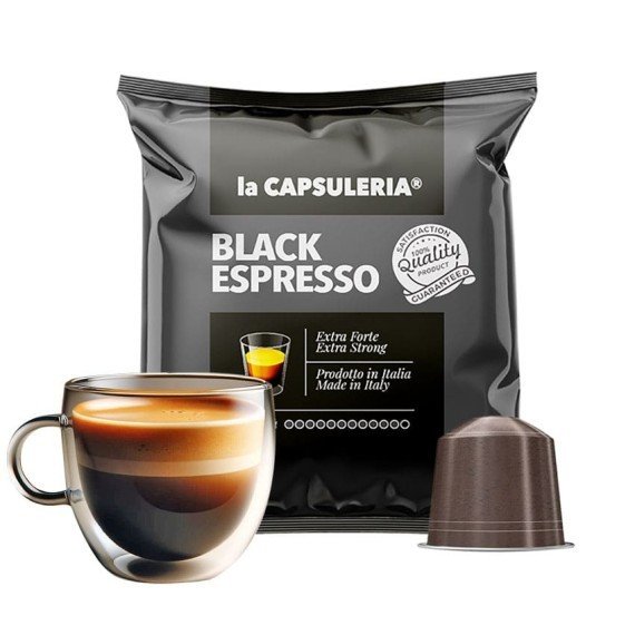 Black Espresso Coffee - kavos kapsulės skirtos Nespresso®
