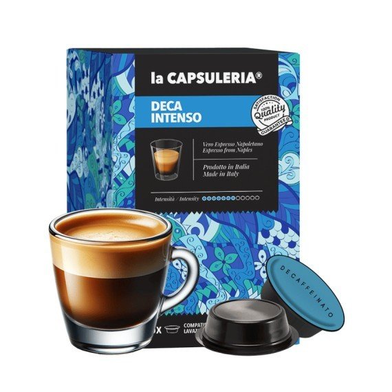 Deca Intenso coffee - kavos kapsulės skirtos Lavazza A Modo Mio®