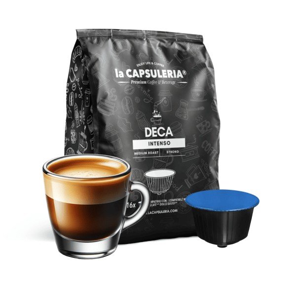 deca intenso coffee capsules compatible with nescafe dolce gusto