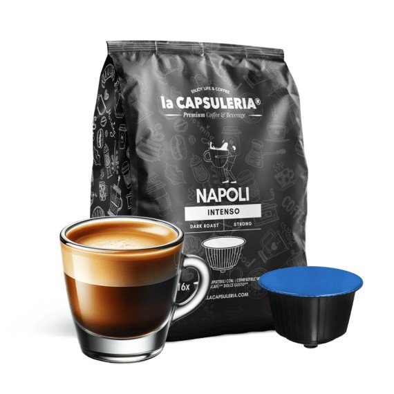 Napoli Intenso Coffee - kavos kapsulės skirtos Dolce Gusto®