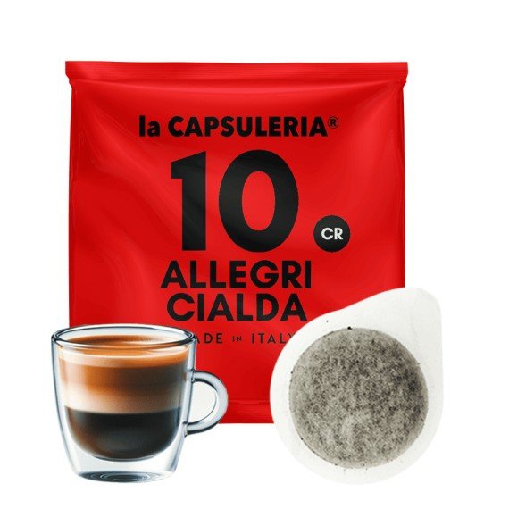allegri coffee pods paper pods ese44
